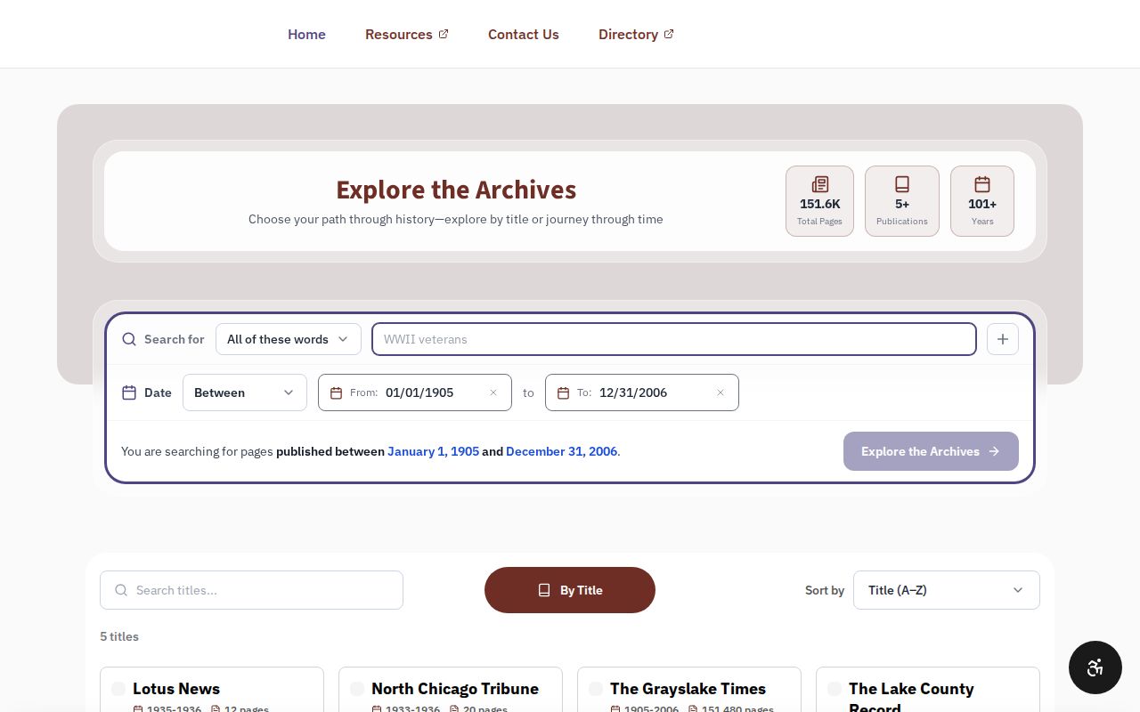 Grayslake residents directory Community History Archives