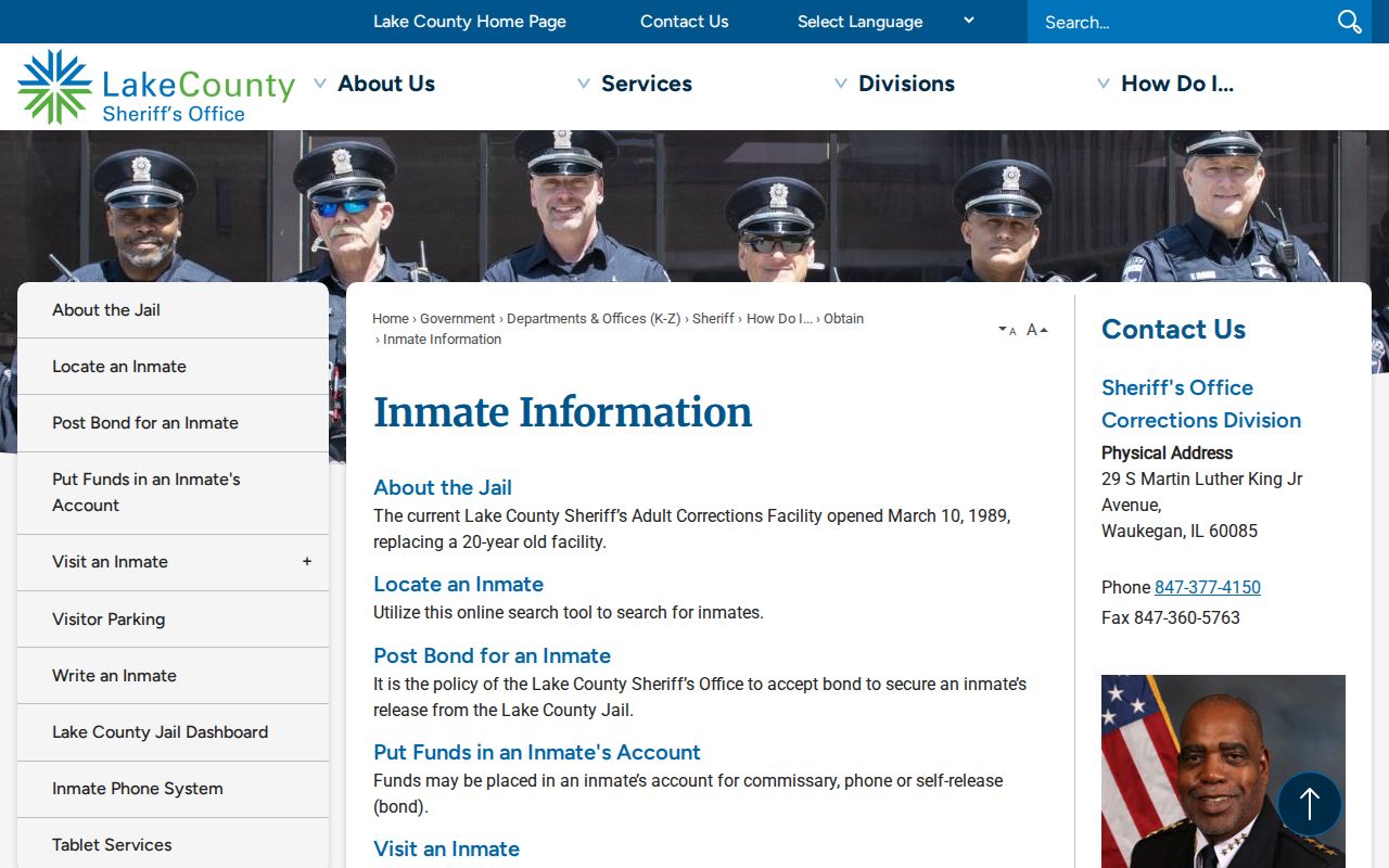 Grayslake neighbors Lake County custody information